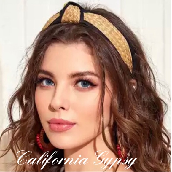 UNBRANDED Accessories - Weaved Raffia Knot Bohemian Headband